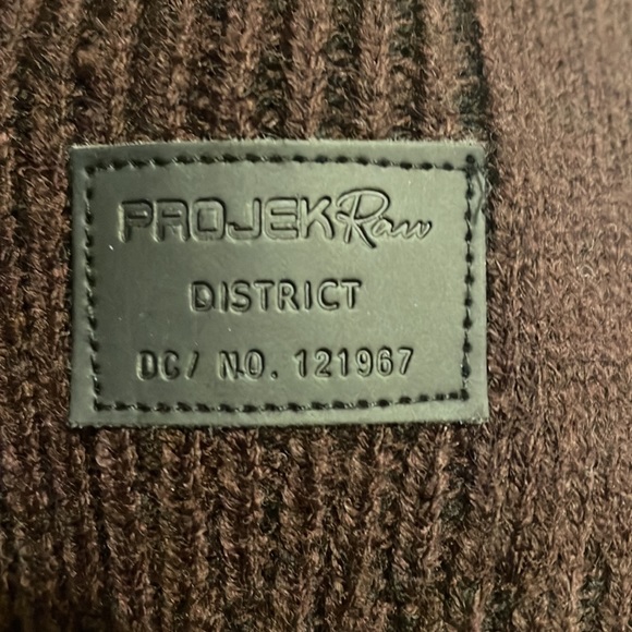 PROJEK Raw 1/4 zip pull over size medium - Picture 3 of 5